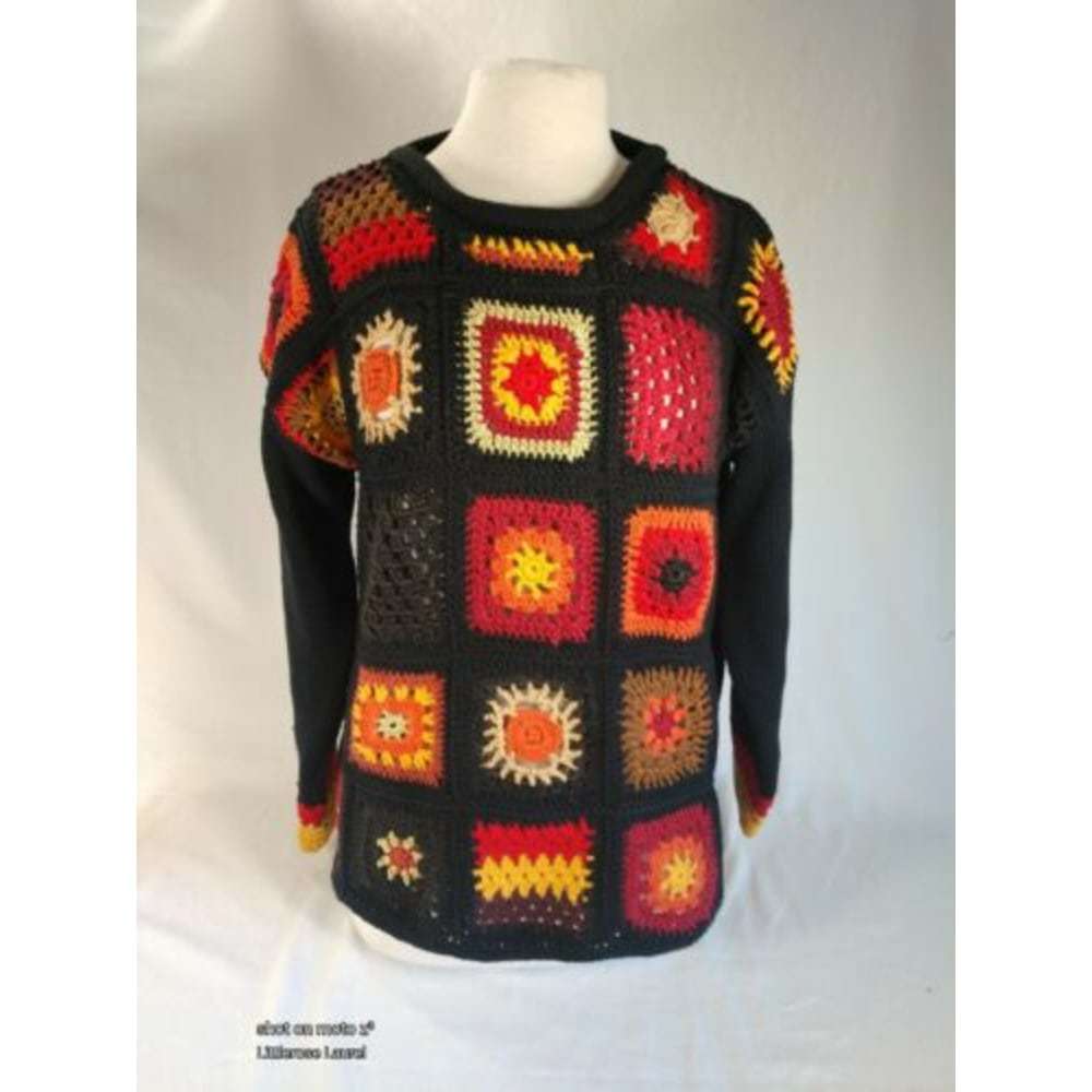 HAND KNIT for the Limited Granny Sweater ONE SIZE